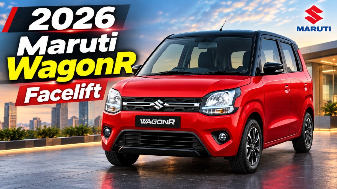 2026 Maruti WagonR Facelift: टेस्टिंग के दौरान स्पॉट हुई नई वैगनआर, नया 3-सिलेंडर Z-सीरीज इंजन, अंडरबॉडी सीएनजी और 6 एयरबैग्स से होगी लैस