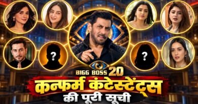 Bigg Boss 20 Confirmed Contestants List