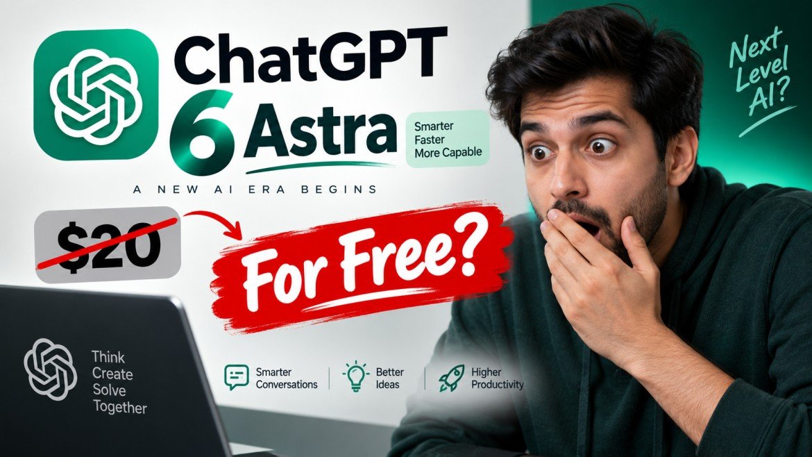 ChatGPT 6 Astra Free: बिना 20 डॉलर खर्च किए इस नए AI मॉडल को फ्री में कैसे चलाएं, जानें असली तरीके और लिमिट्स